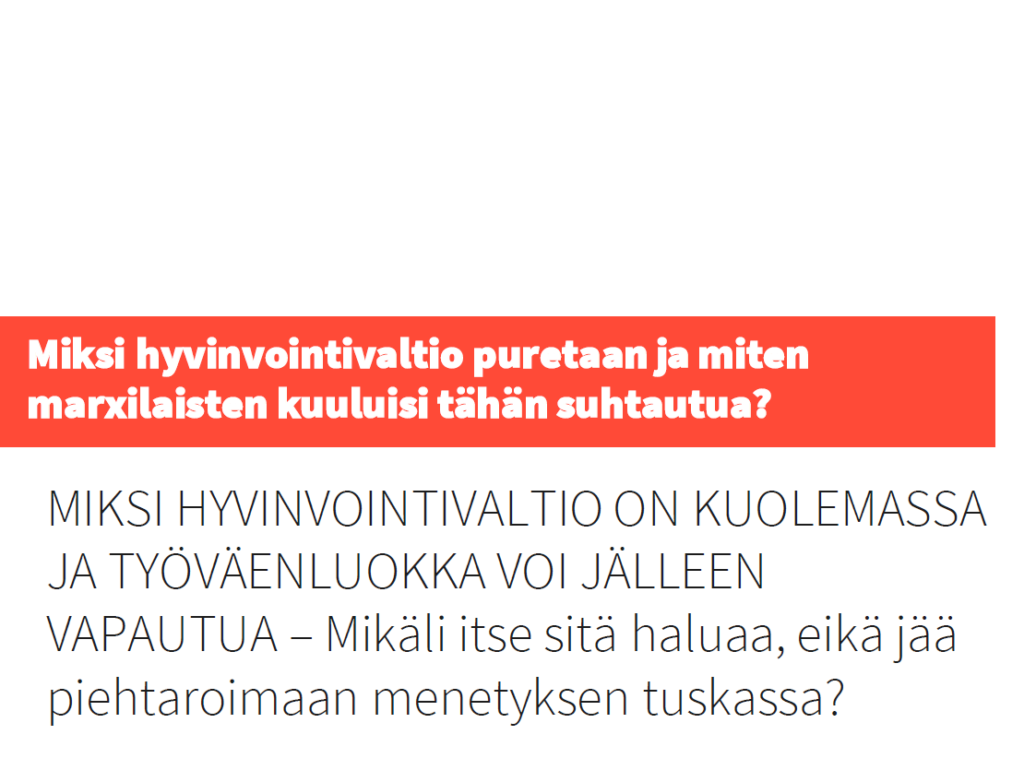 Jari Karttusen alustuksen diaesityksen kansisivu.