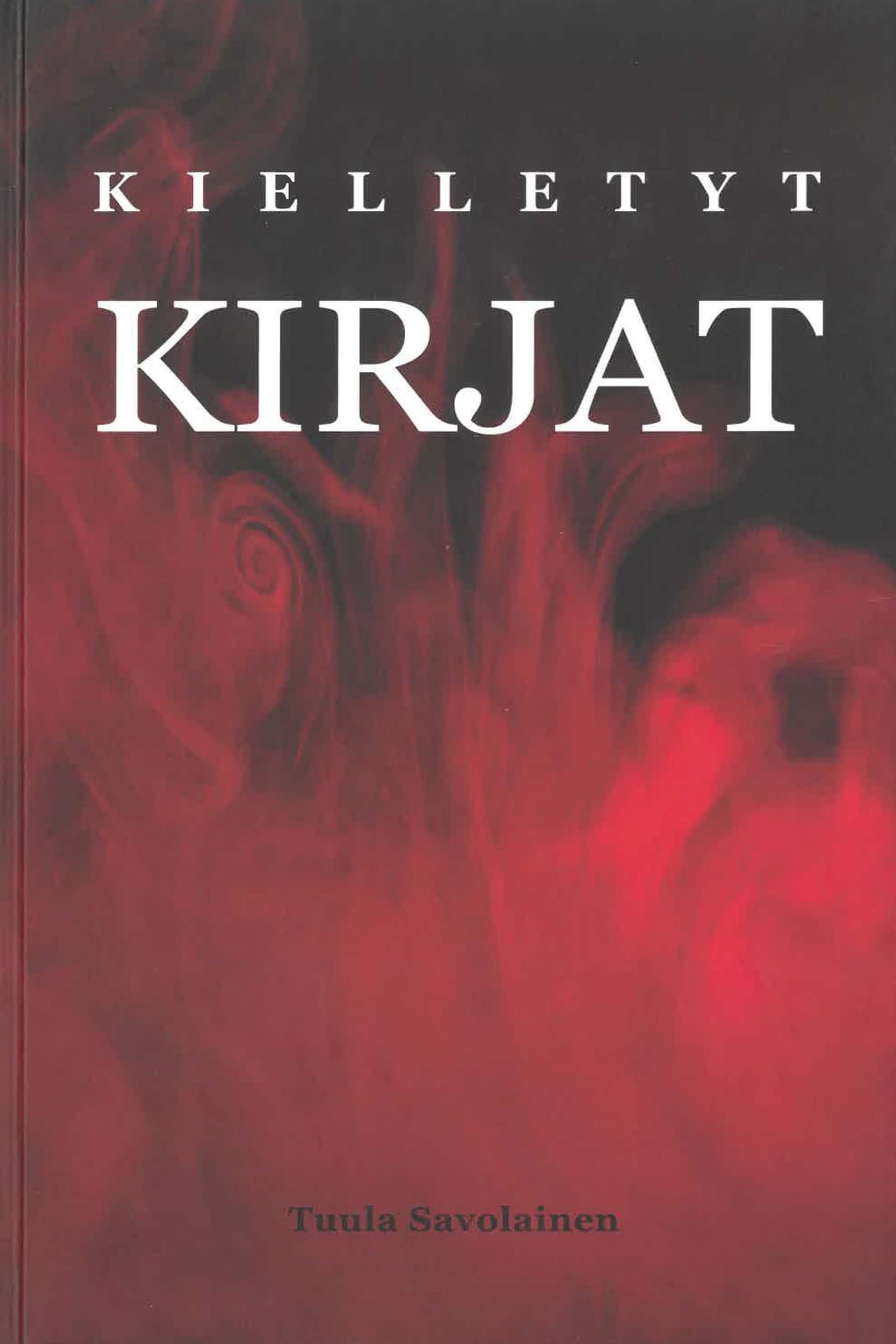 Kielletyt kirjat -teos, jonka kannessa tulen punaisia loimuja.