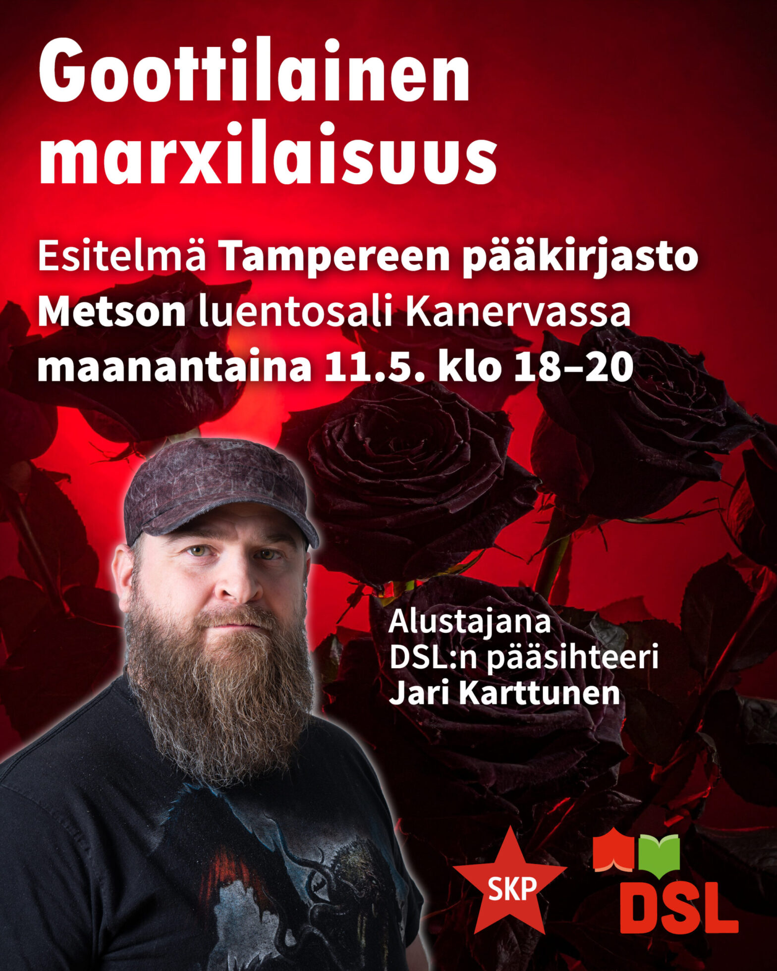 Goottilainen marxilaisuus -esitelmä Tampereella 11.5.