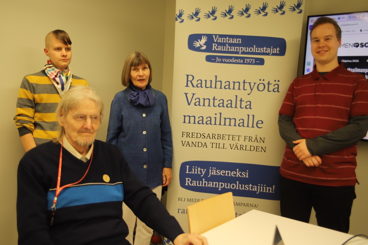 Vantaan Rauhanklubi: Asuuko rauha Vantaalla? 29.10.